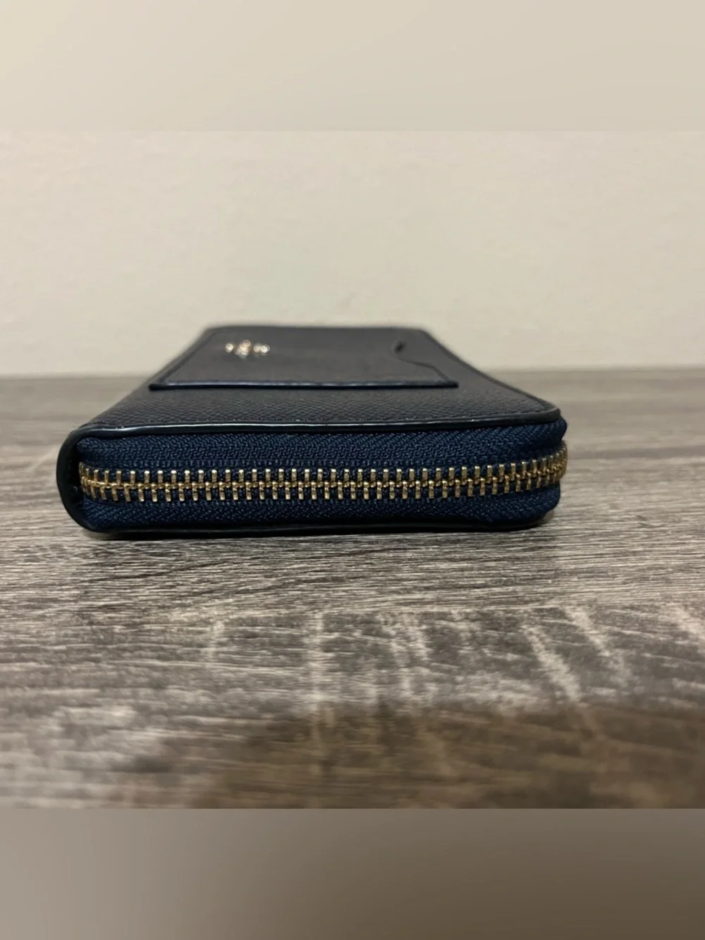 Coach Accordion Zip Wallet Midnight Blue - Picture 4 of 12